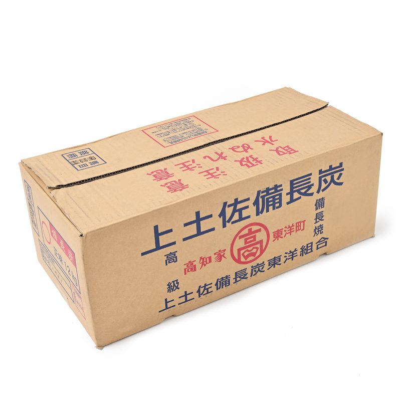 土佐備長炭 徳細丸 12kg 燃料用白炭 純国産品 高火力 長時間燃焼