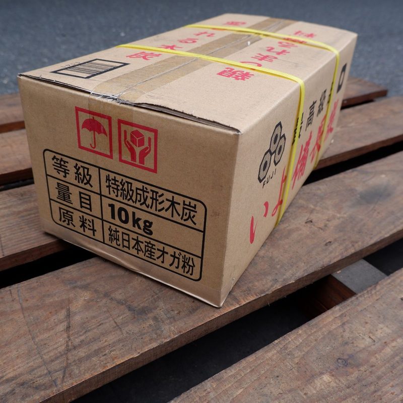 国産いよ備長炭（オガ炭）10kg×3箱