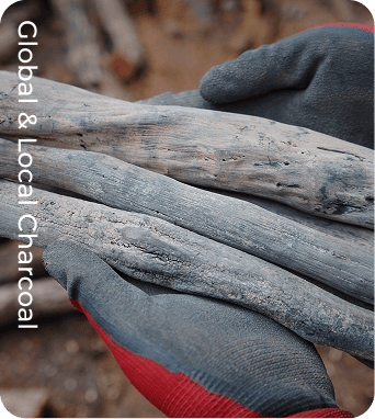 輸入炭・国産炭どちらも対応